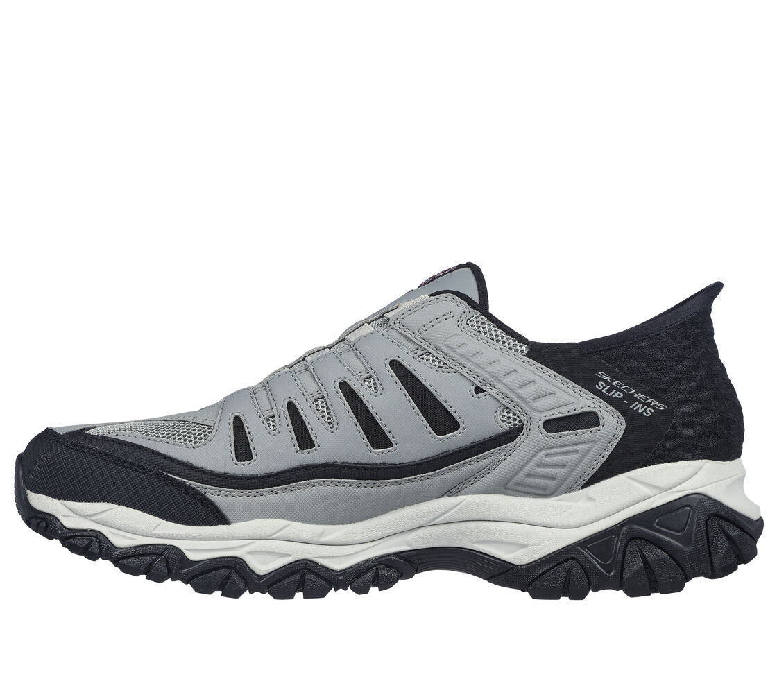 Skechers Men's Slip-Ins Afterburn Ridgeburn sneaker with chunky sole and cutout upper design