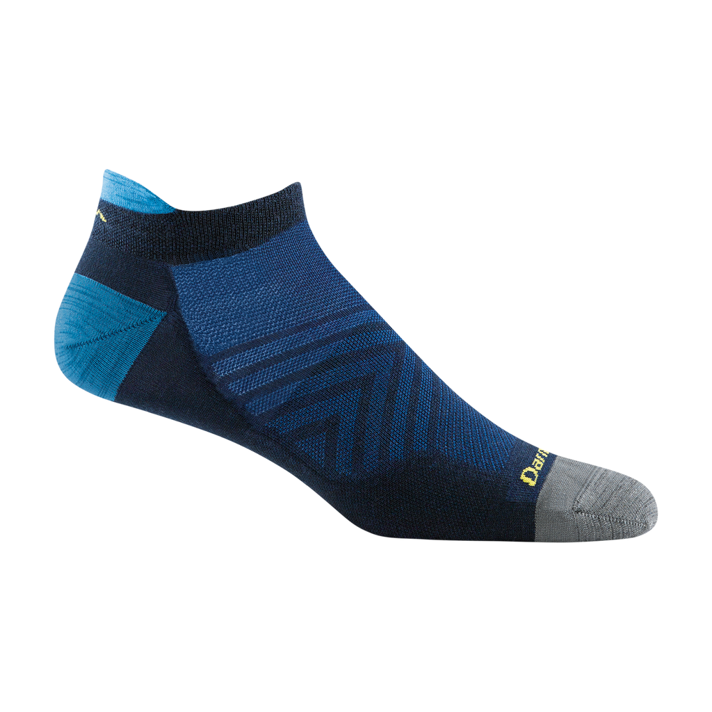 Darn Tough men's ultra lightweight no-show running sock with tab and cushioned sole