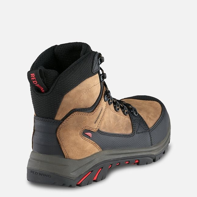 Red Wing Tradesman 6-inch brown leather waterproof CSA safety toe work boot