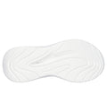 Skechers Girls Wave 92 white rubber outsole with swirl traction pattern