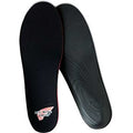 Red Wing black custom moldable orthotic footbed insoles, pair shown top view