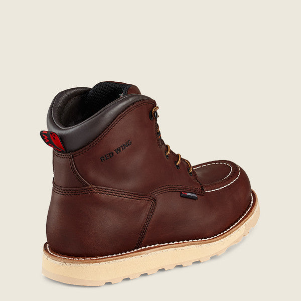 Red Wing Men's 2415 brown leather 6-inch waterproof composite toe work boot