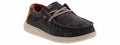 Hey Dude Boys Wally Jersey slip-on casual shoe with lace detail and speckled sole