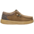 Boys Hey Dude Paul Toddler Classic casual lace-up shoe with knit collar and gum sole