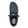 Hey Dude Wally Stretch Sox men's slip-on shoe shown from top-down view