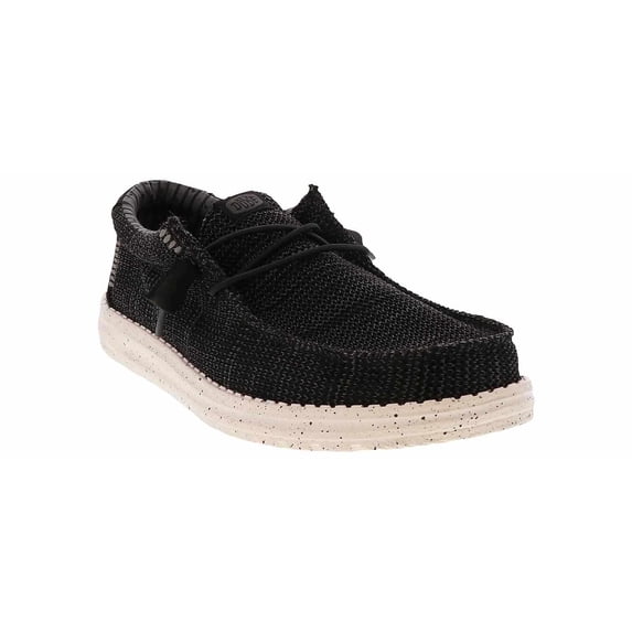 Hey Dude Wally Stretch Sox men's slip-on shoe with knit upper and speckled sole