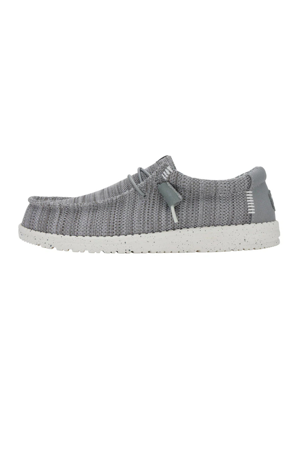Hey Dude Wally Stretch Sox slip-on shoe with knit upper and white speckled sole