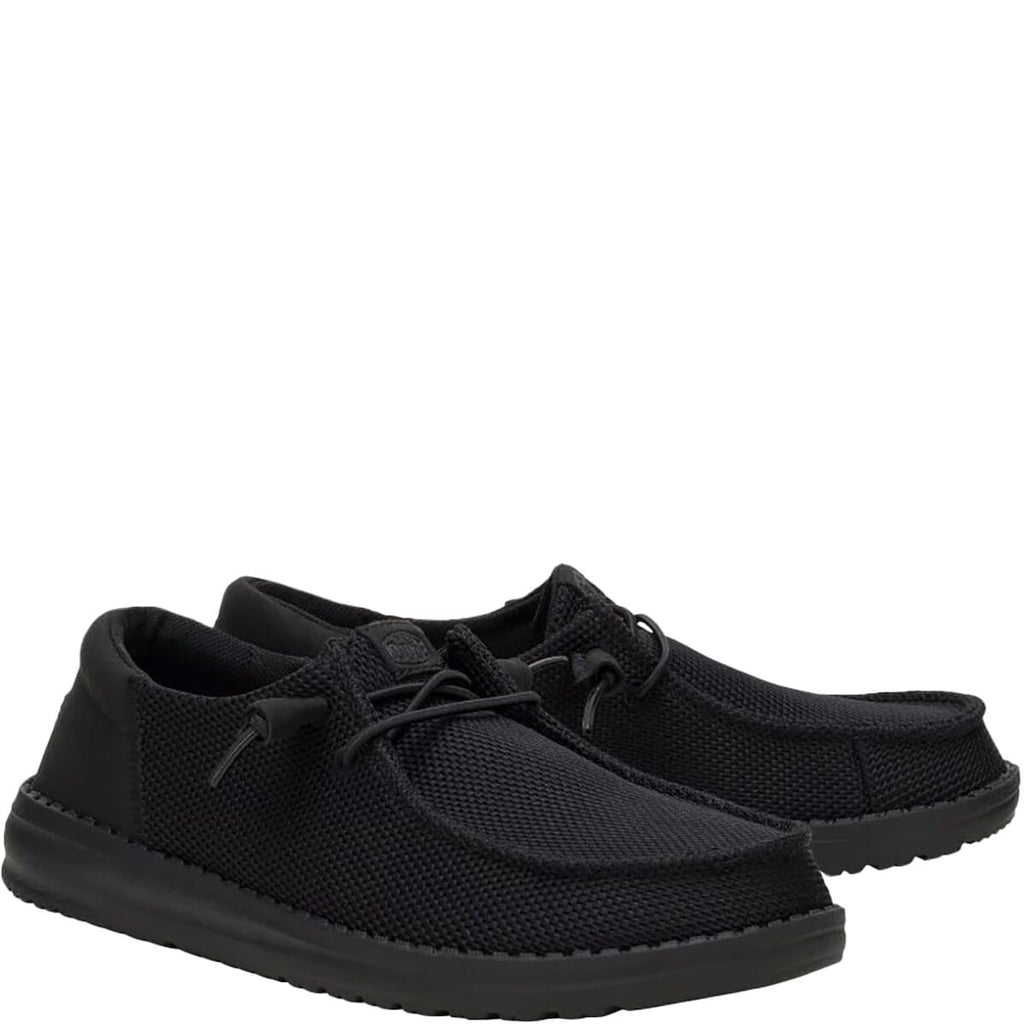 Hey Dude Wendy Funk Mono slip-on shoes with knit upper and lace detail, pair view