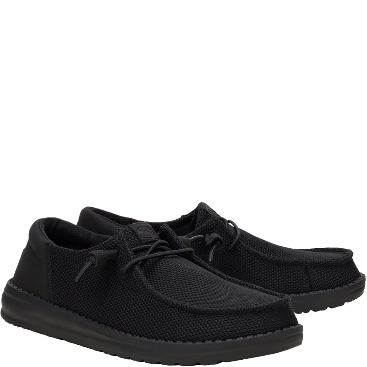 Hey Dude Wendy Funk Mono slip-on shoes with knit upper and lace detail, pair view