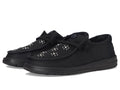 Hey Dude Wendy Star Stud slip-on shoes with silver stud floral detailing on toe