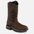 Irish Setter men's pull-on steel toe work boot with tall shaft and rugged lug sole