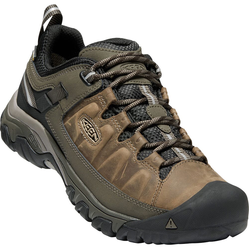 KEEN Targhee III low waterproof hiking shoe with lace-up closure and rugged outsole
