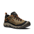 KEEN Targhee IV Low waterproof hiking shoe for men, three-quarter angle view