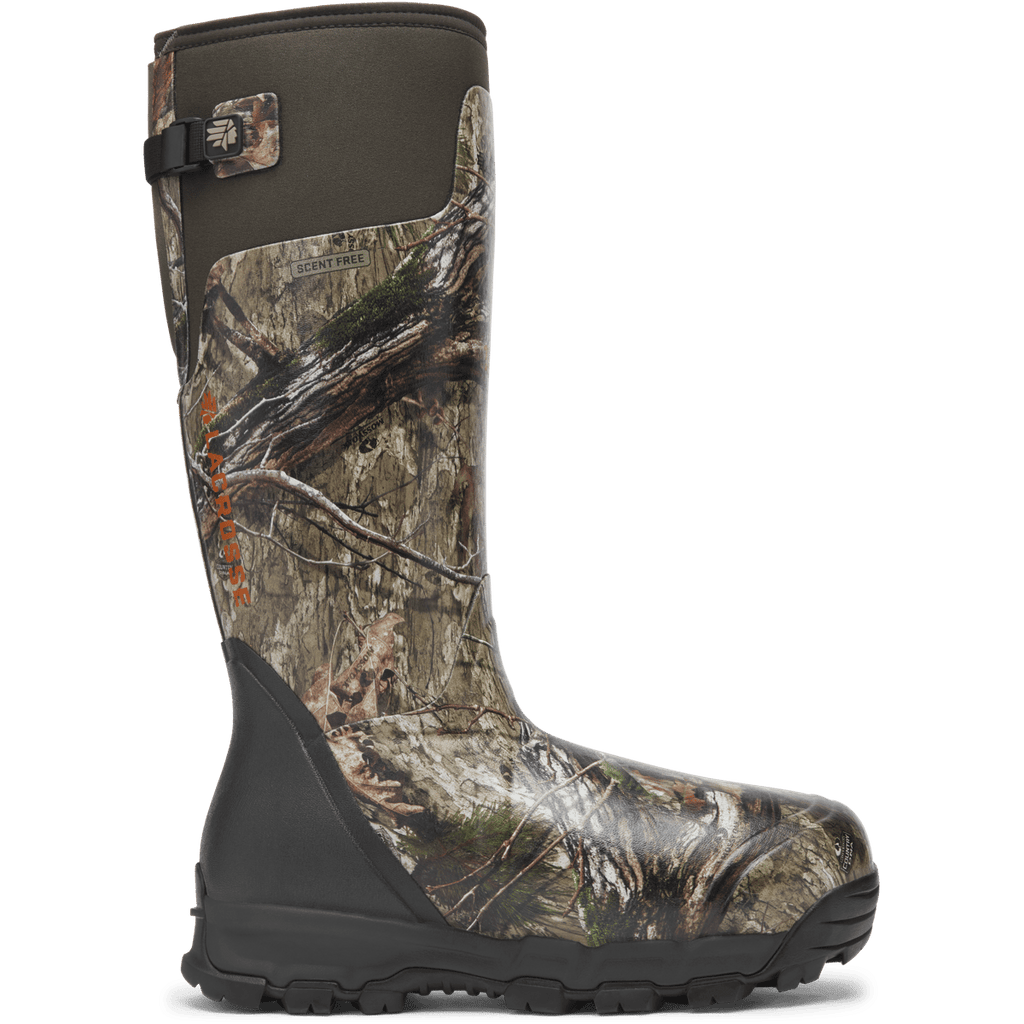 LaCrosse Alphaburly Pro 18-inch insulated hunting boot with camouflage neoprene upper