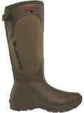 LaCrosse tall rubber hunting boot with 1200-gram insulation and neoprene upper
