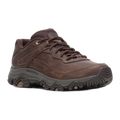 Merrell men's low-cut leather hiking shoe with rugged Vibram outsole and lace-up closure