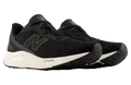 New Balance Fresh Foam running shoes with black mesh upper and white midsole, pair view