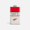 Red Wing Shoes All Natural Boot Oil in a metal tin with screw-top lid, 8 fluid ounces