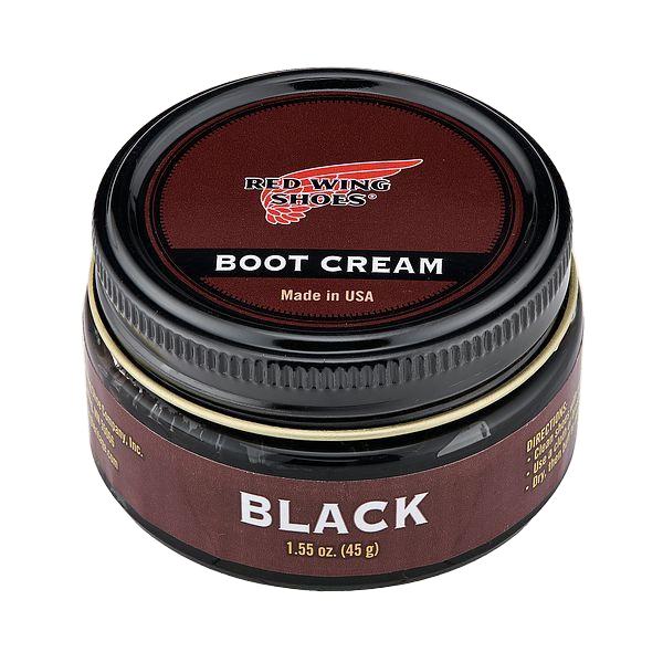 Red Wing Shoes boot cream in a round jar with lid, 1.55 oz size