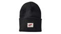 Red Wing Shoes logo knit beanie with folded cuff on white background