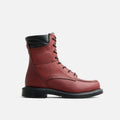 Red Wing Supersole 2.0 8-inch lace-up leather work boot with moc toe and black outsole