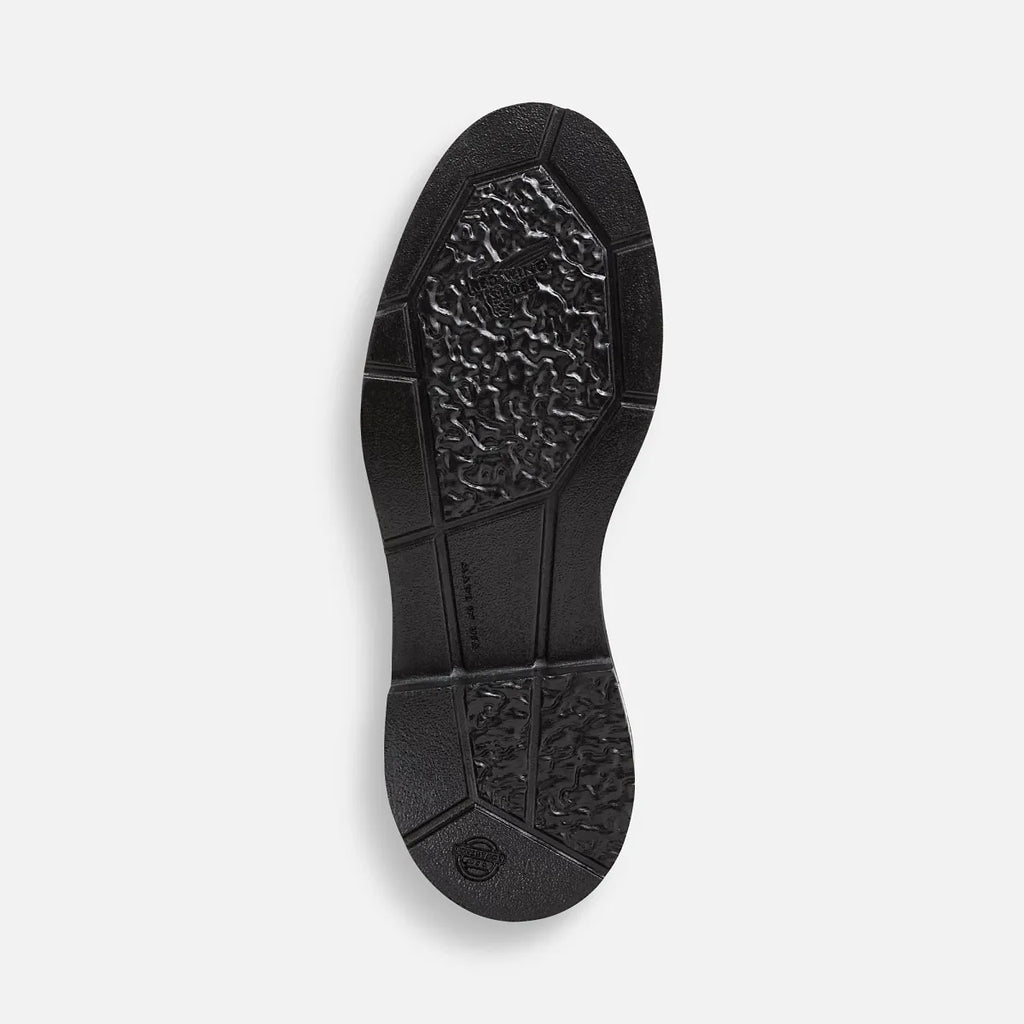 Bottom sole view of Red Wing Mens 402 Supersole 2.0 8-inch work boot showing tread pattern