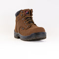 Red Wing men's 6-inch lace-up work boot with rugged rubber outsole and nubuck upper