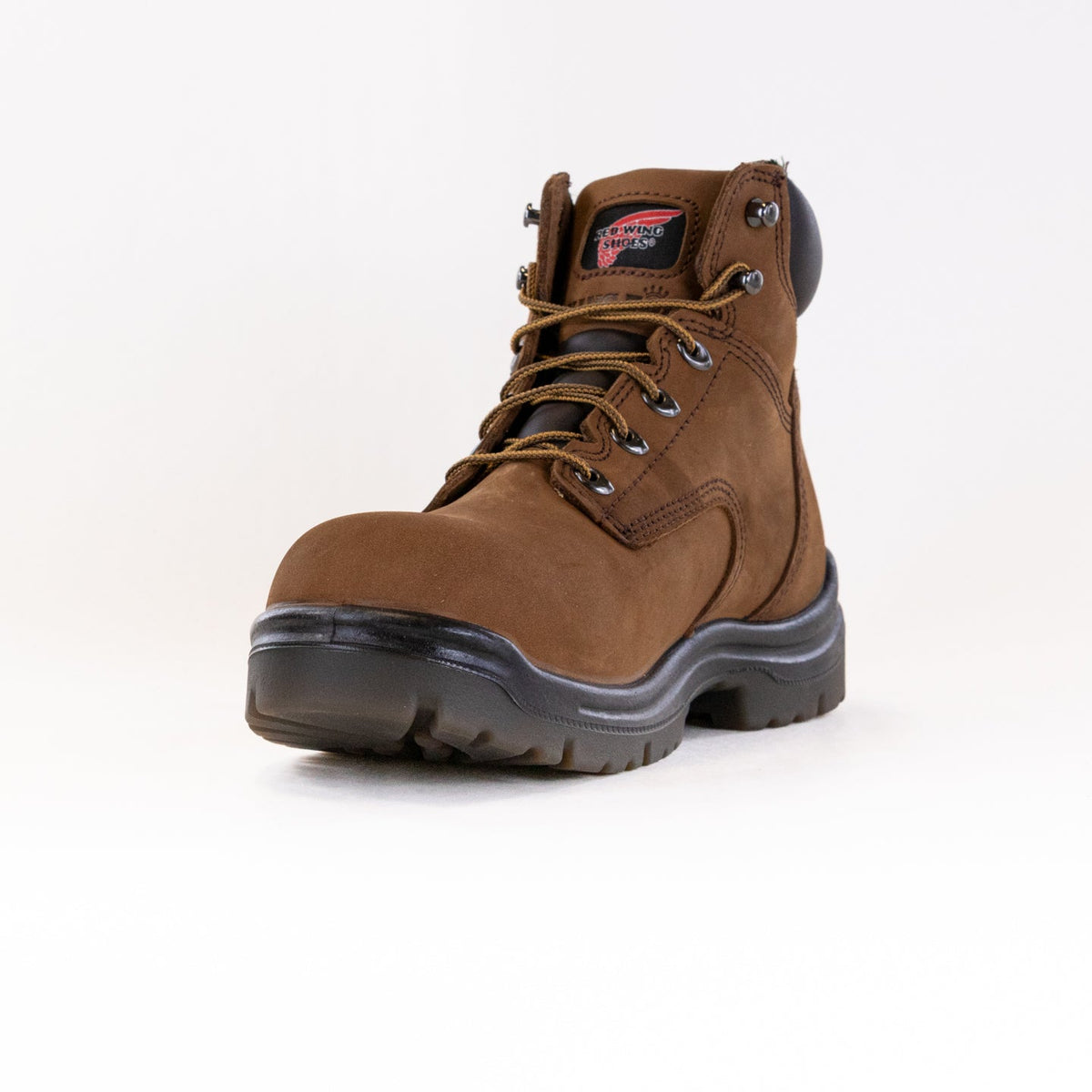 Red Wing King Toe 6-inch lace-up work boot with soft toe and rugged lug sole