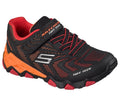 Skechers Tuff Tech boys athletic sneaker with velcro strap and bungee laces