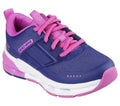 Skechers girls athletic sneaker with mesh upper, lace-up closure, and chunky sole