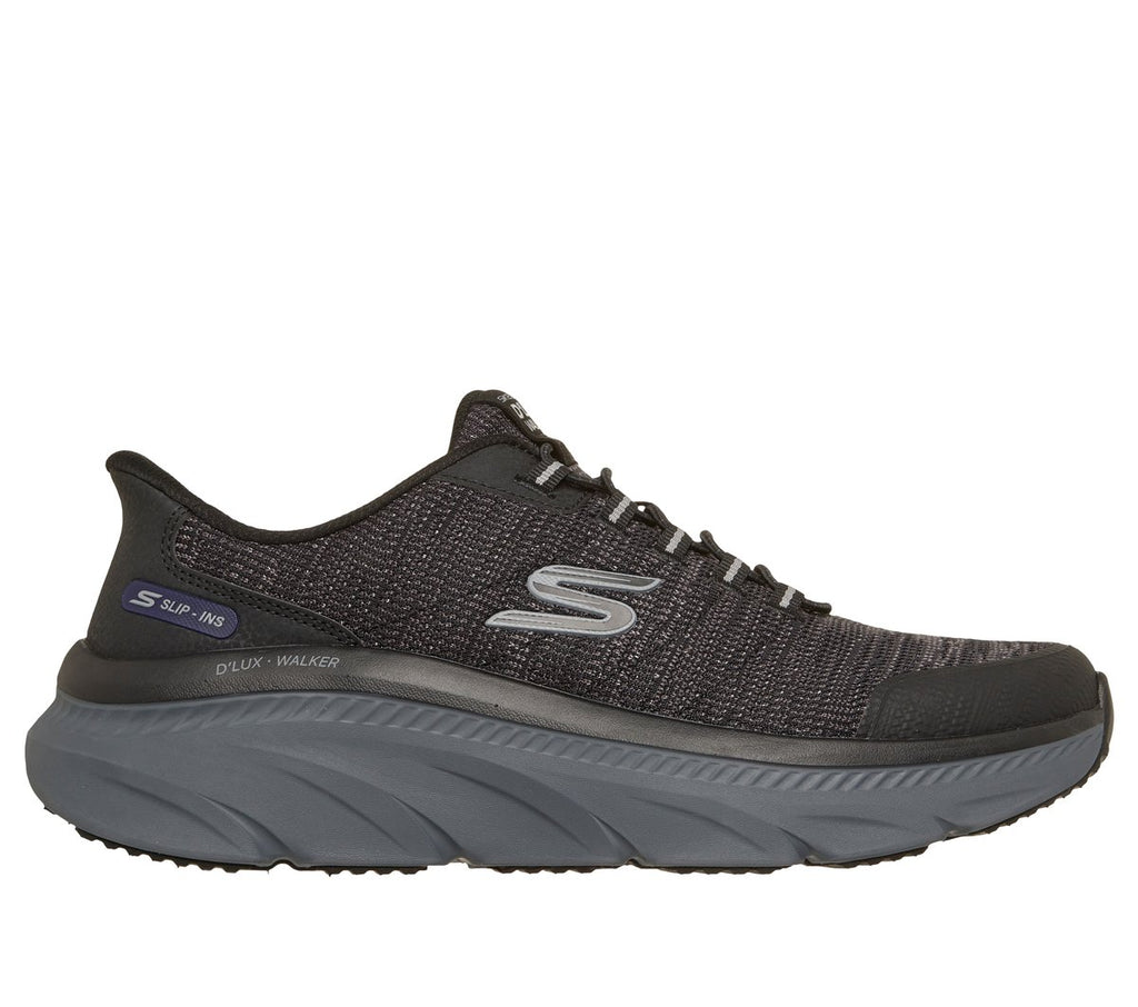 Skechers Slip-ins D'Lux Walker 3.0 men's sneaker with knit upper and chunky sole