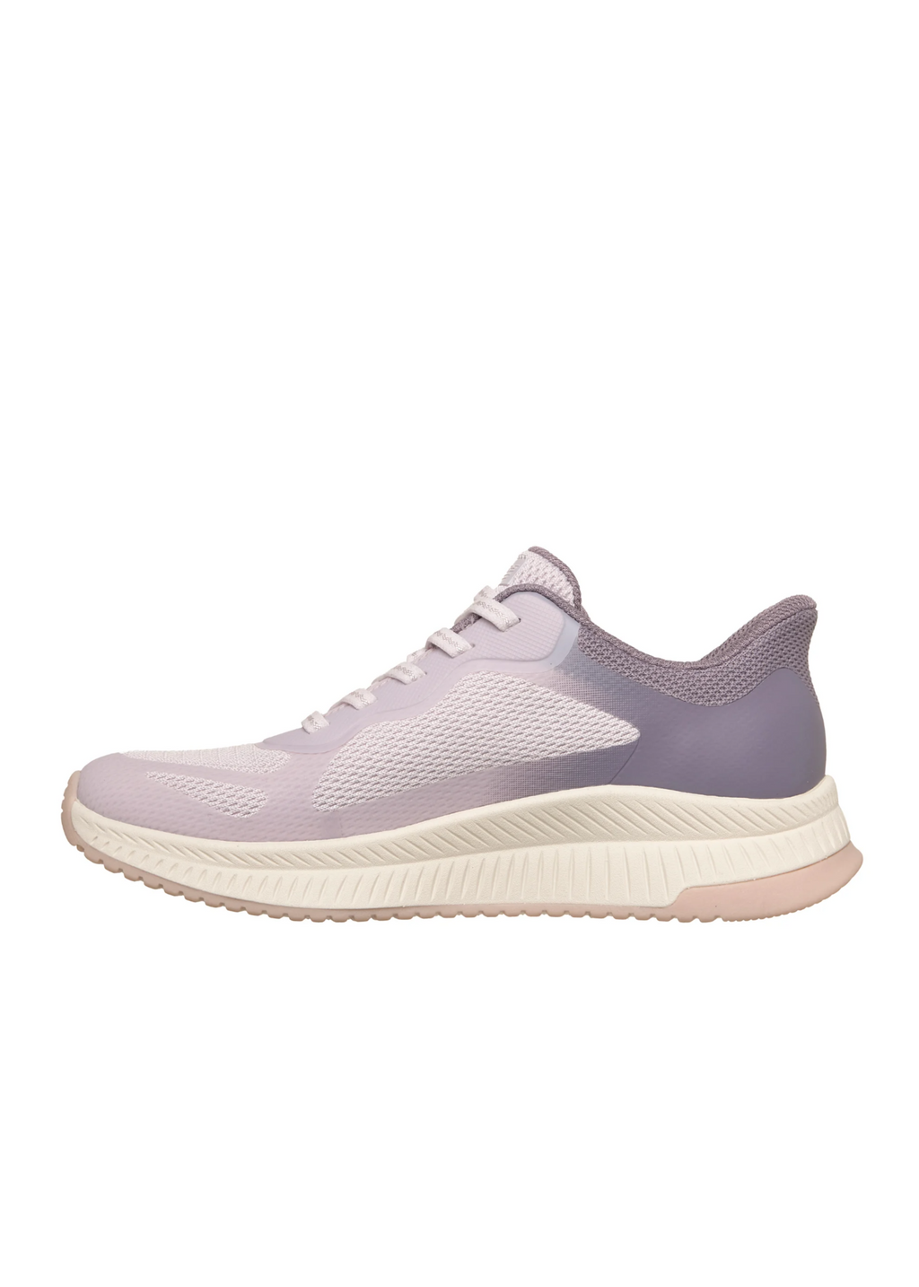 Skechers Bobs Squad 4 women's athletic sneaker with knit upper and thick white sole
