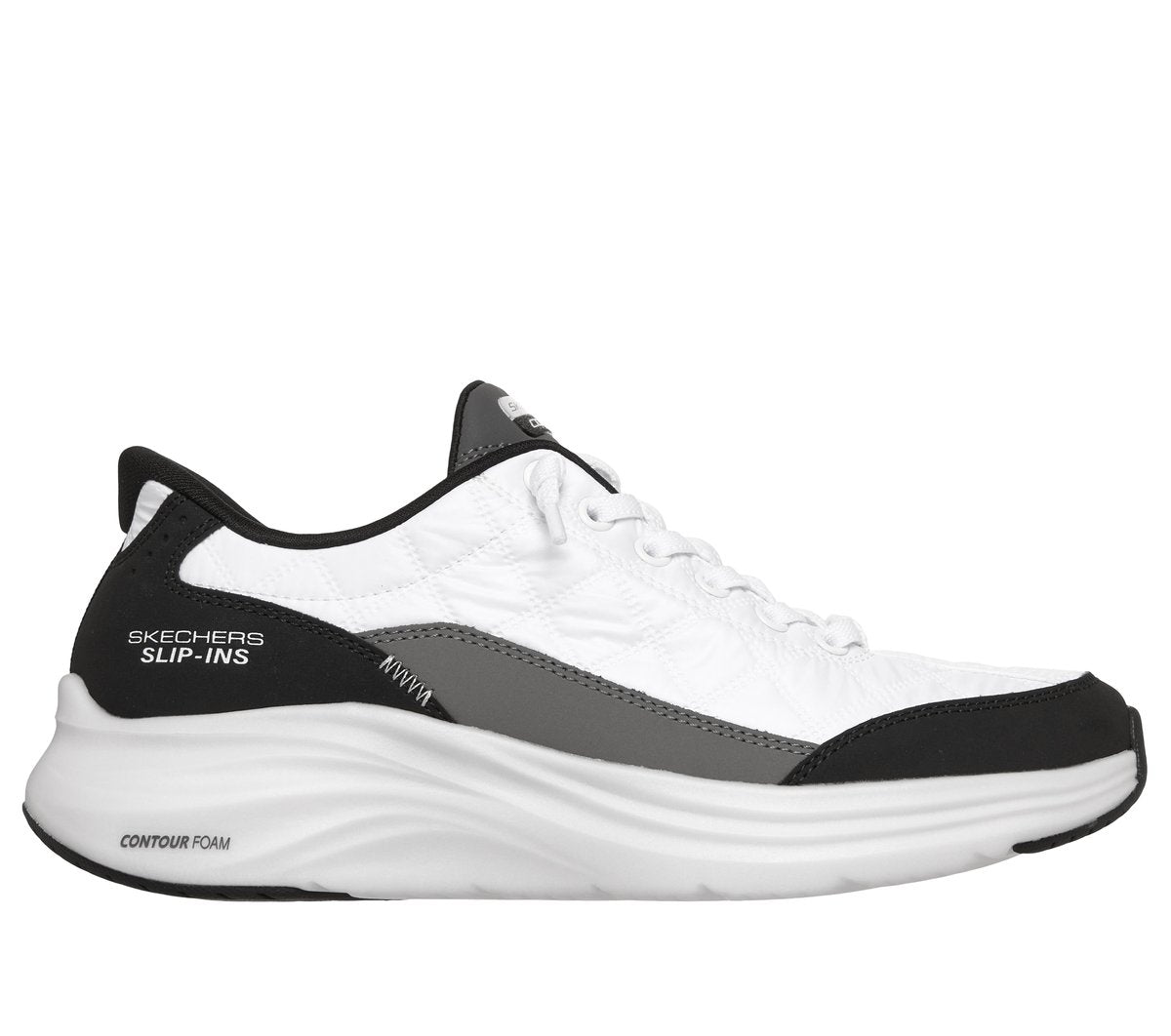 Skechers Slip-ins women's sneaker with contour foam sole, lateral side view