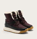 Sorel women's waterproof winter boots with faux fur collar and gum rubber outsole