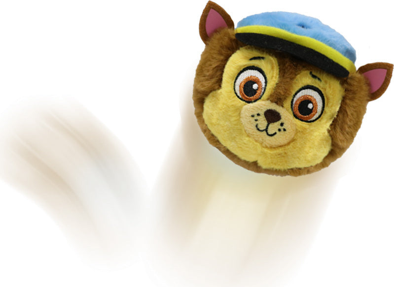 Ty Paw Patrol Chase plush bouncer ball toy with embroidered face and blue cap