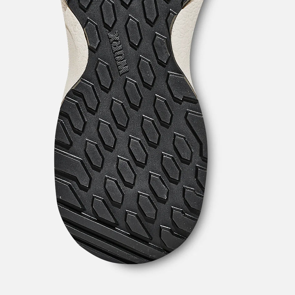 Bottom sole view of Worx Mens Antimatter Athletic ST shoe showing diamond tread pattern